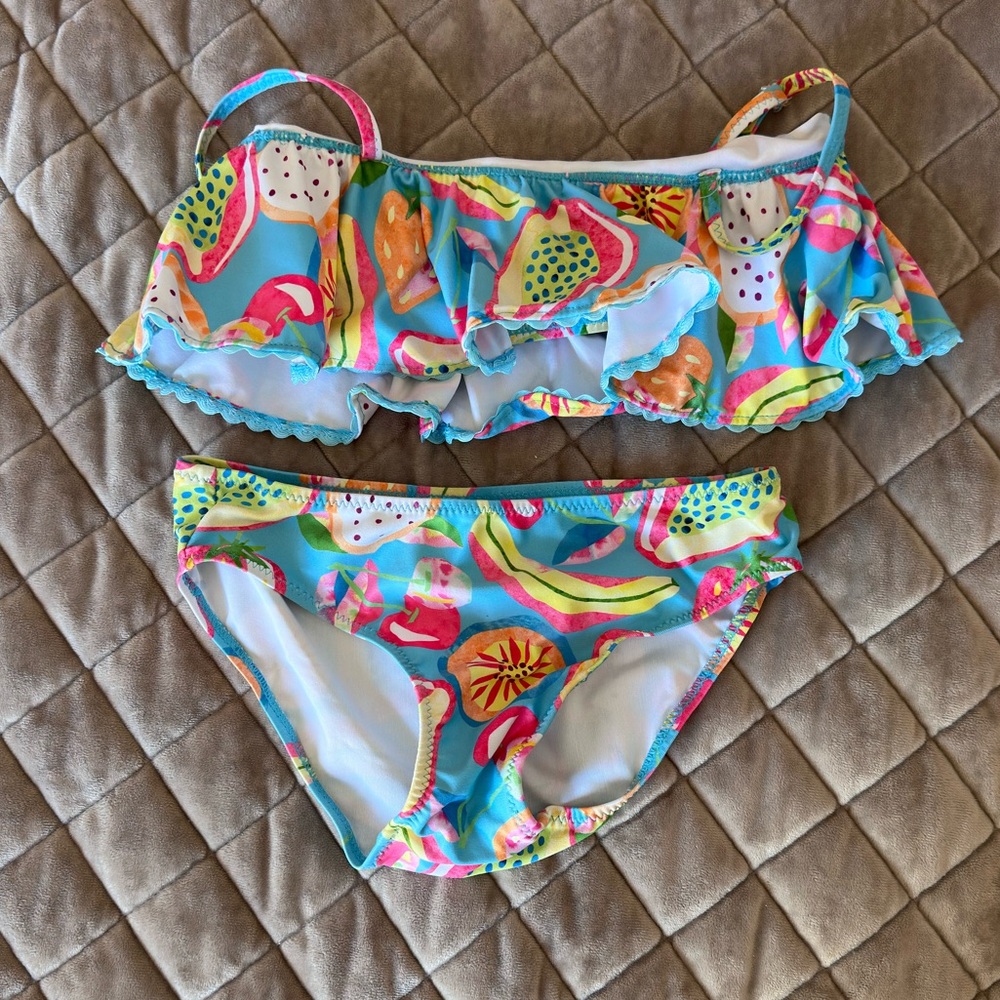 Mayoral Tropical Print Bikini Set